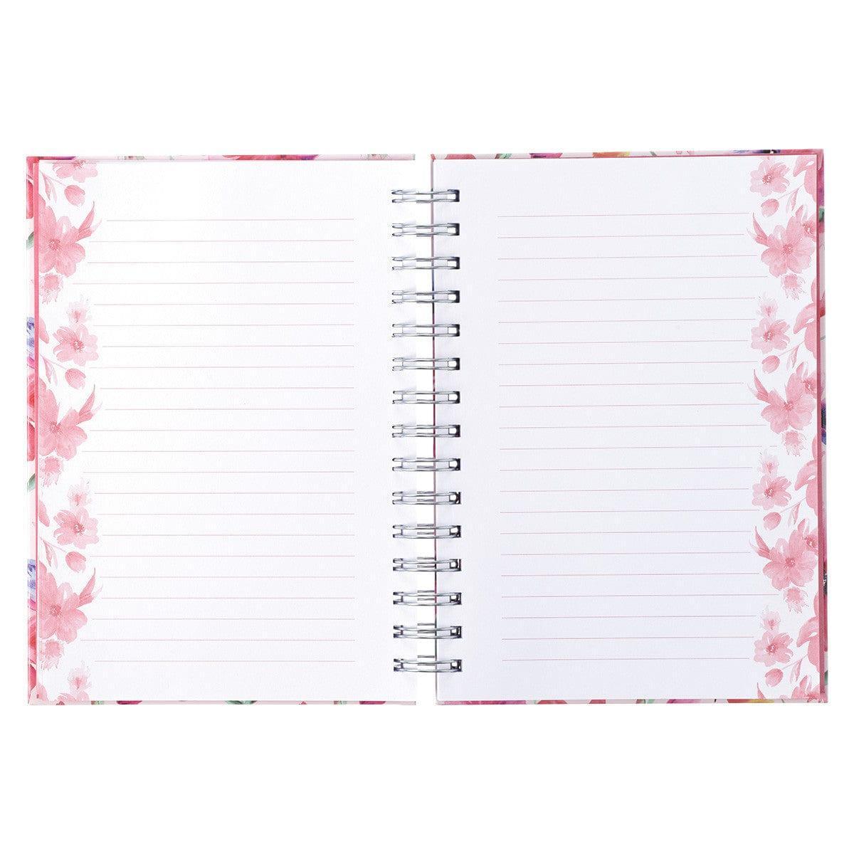 Pink Cosmos Kindness Matters Large Wirebound Journal - Pura Vida Books