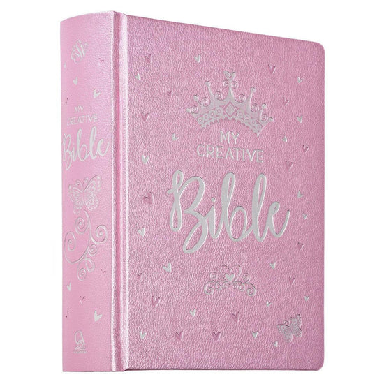 Pink Faux Leather My Creative Bible for Girls - ESV Journaling Bible - Pura Vida Books