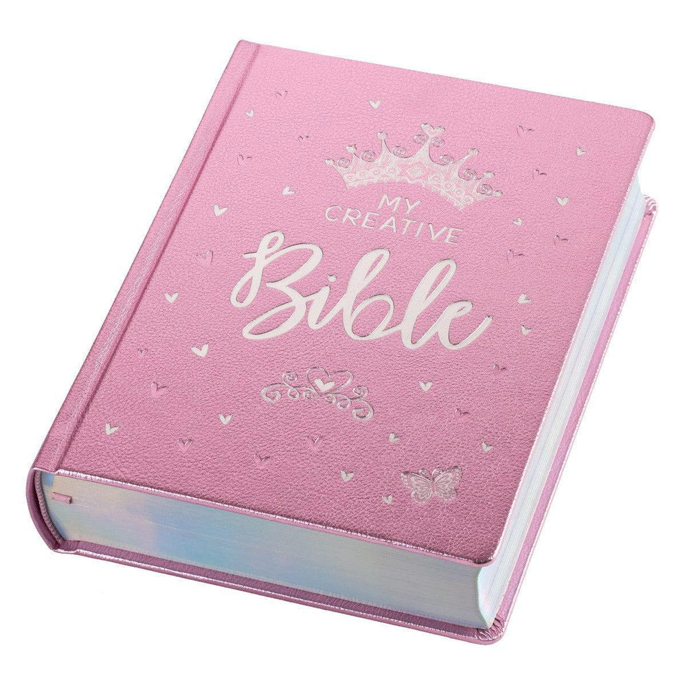 Pink Faux Leather My Creative Bible for Girls - ESV Journaling Bible - Pura Vida Books