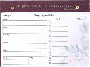 Planner Pad - Nehemiah 8:10 - Pura Vida Books