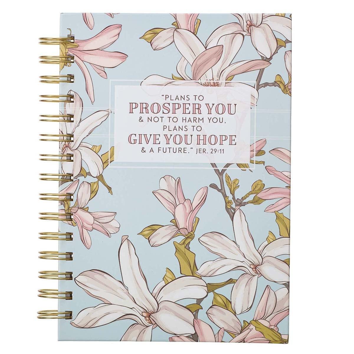 Plans to Prosper You Large Wirebound Journal - Jeremiah 29:11 - Pura Vida Books