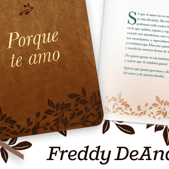 Porque te amo- Freddy DeAnda - Pura Vida Books