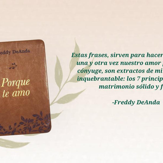 Porque te amo- Freddy DeAnda - Pura Vida Books