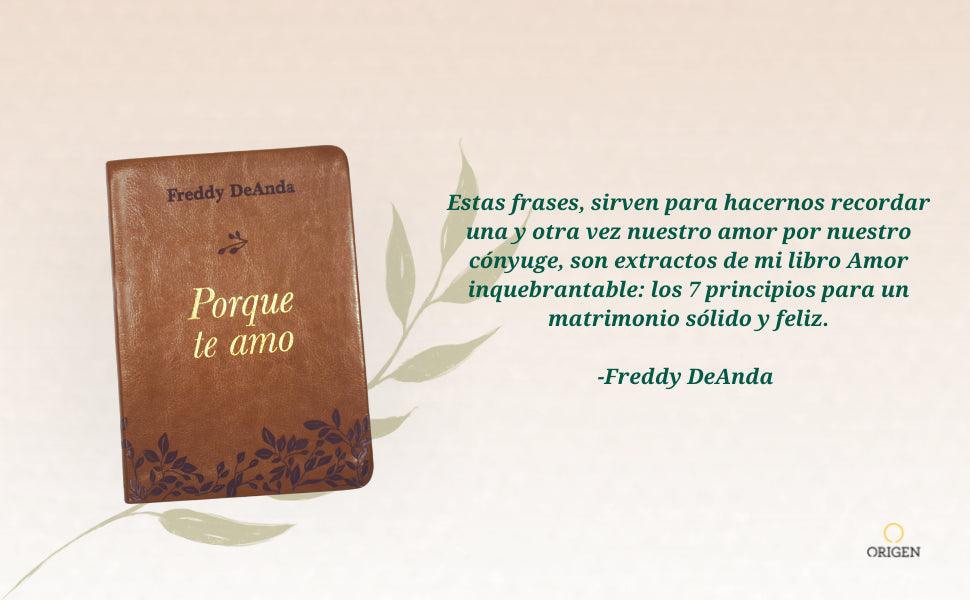 Porque te amo- Freddy DeAnda - Pura Vida Books