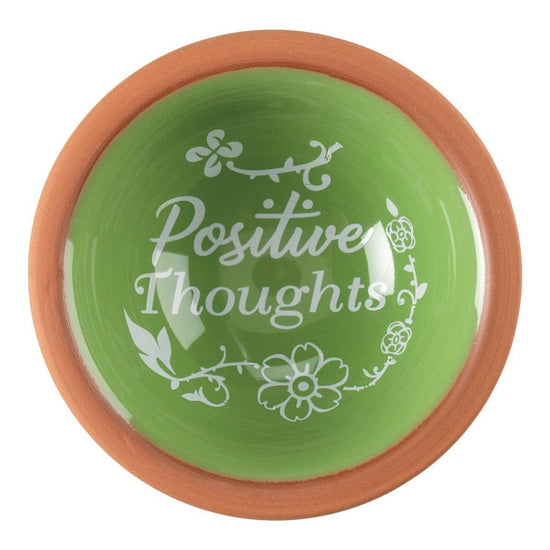 Positive Thoughts Terra Cotta Tray - Pura Vida Books