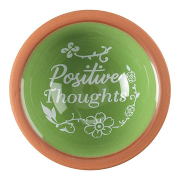 Positive Thoughts Terra Cotta Tray - Pura Vida Books