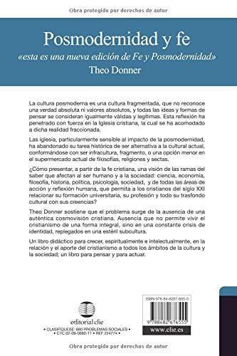 Posmodernidad y fe - Theo Donner - Pura Vida Books