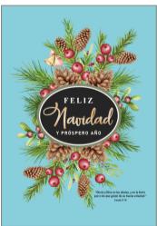 Postal Feliz navidad - Pura Vida Books