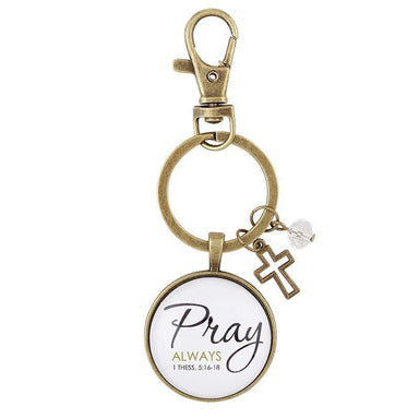 Pray Always Key Chain - Pura Vida Books