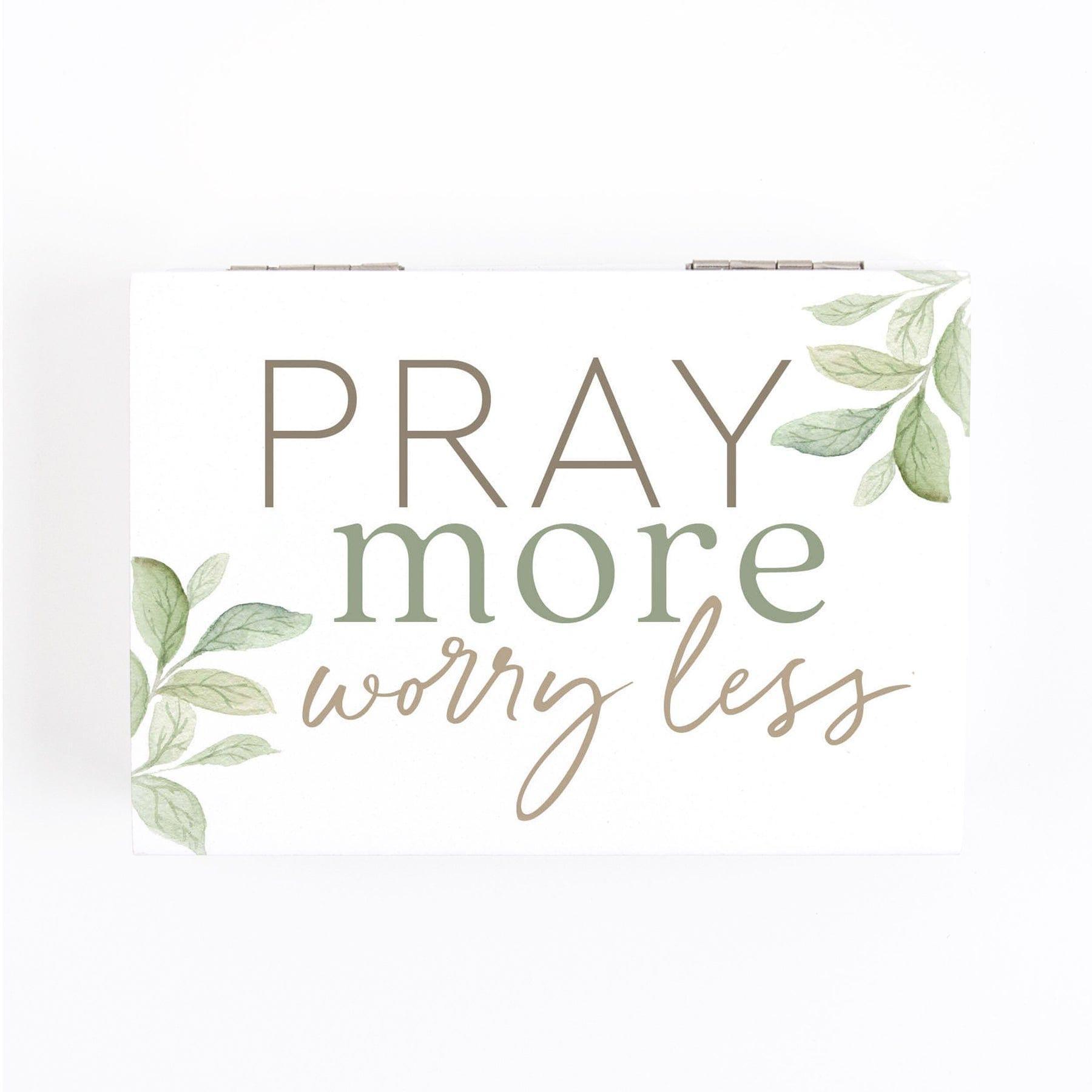 Pray More Worry Less Caja de Oración - Pura Vida Books