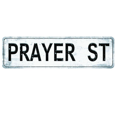 PRAYER PROGRAM: PRAYER STREET SIGN - Pura Vida Books