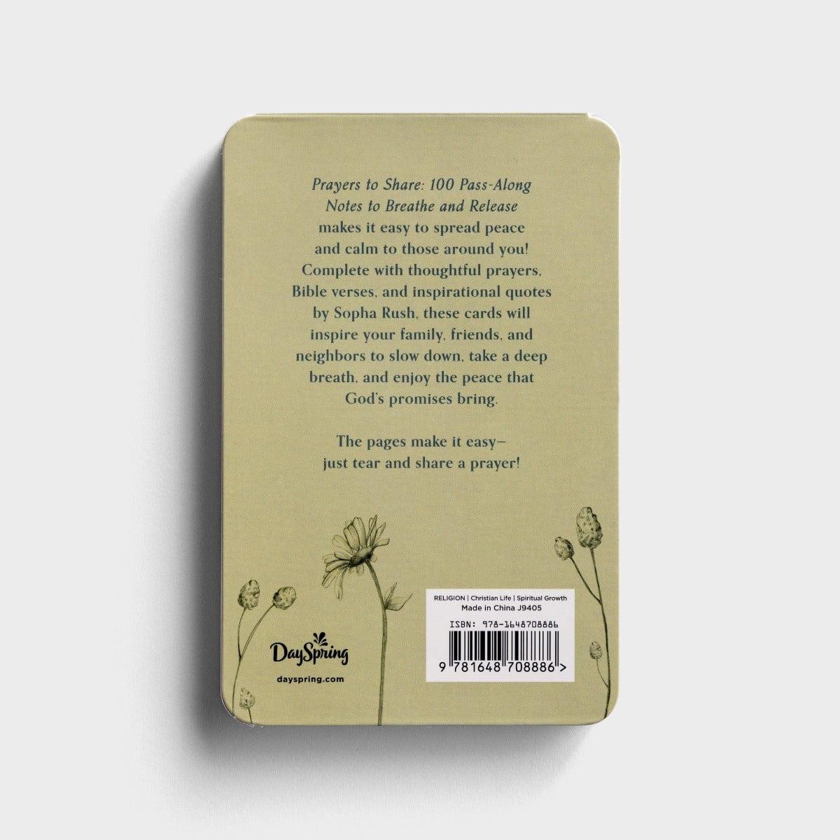 Prayers to Share: 100 Pass - Along Notes to Breathe and Release - Sophia Rush - Pura Vida Books