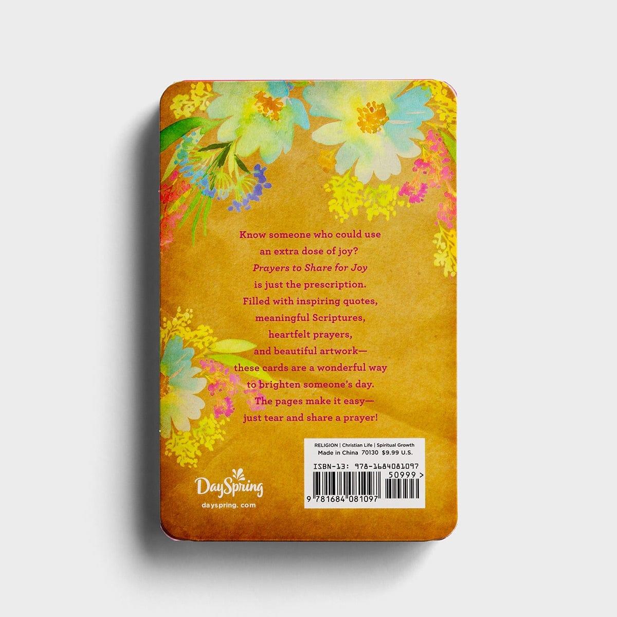 Prayers to Share for Joy - 100 Pass-Along Notes - Pura Vida Books