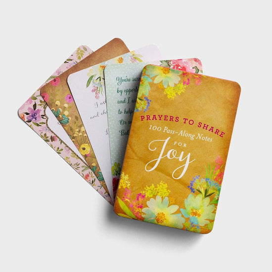 Prayers to Share for Joy - 100 Pass-Along Notes - Pura Vida Books