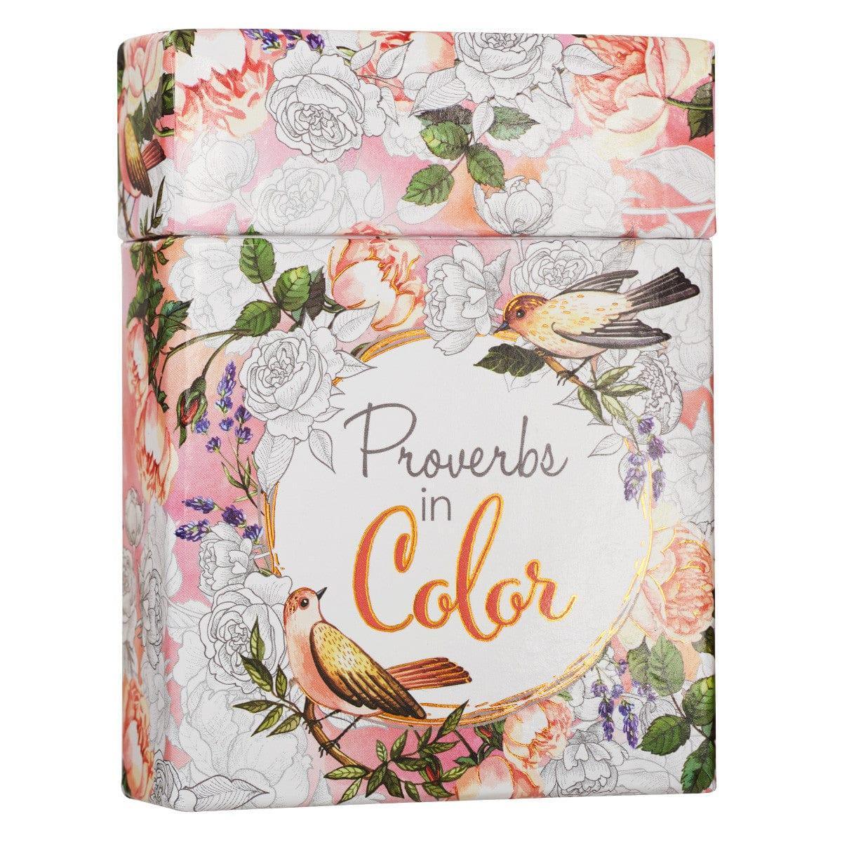 Proverbs in Color Coloring Cards - Pura Vida Books