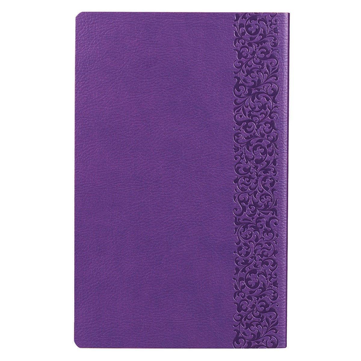 Purple Faux Leather King James Version Gift and Award Bible - Pura Vida Books