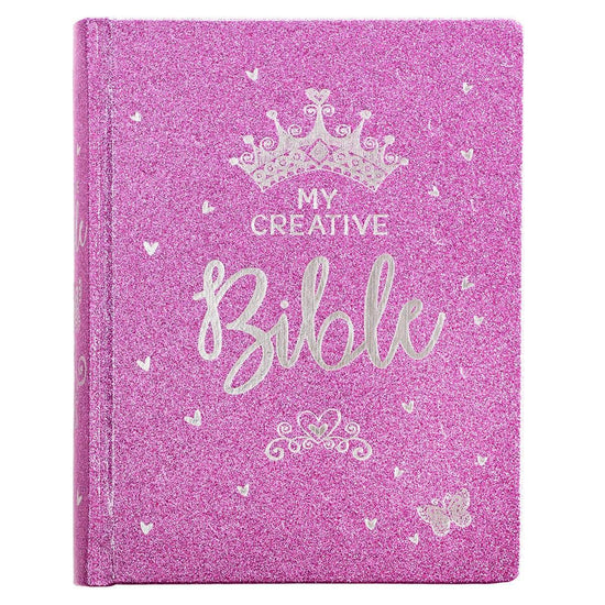 Purple Glitter My Creative Bible for Girls - ESV Journaling Bible - Pura Vida Books