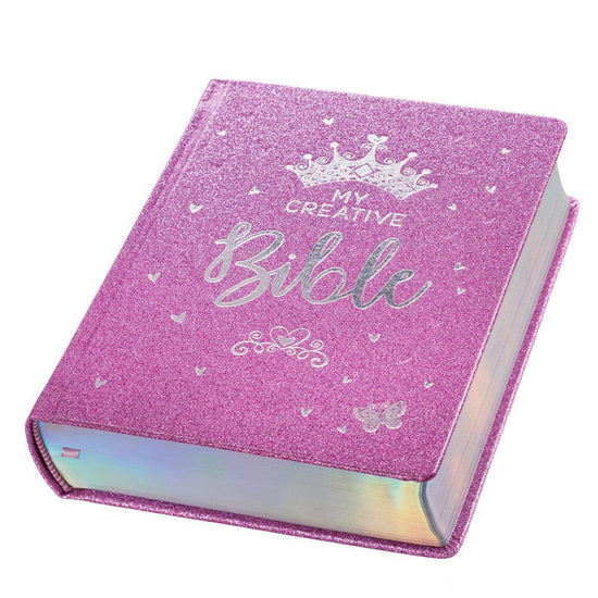 Purple Glitter My Creative Bible for Girls - ESV Journaling Bible - Pura Vida Books