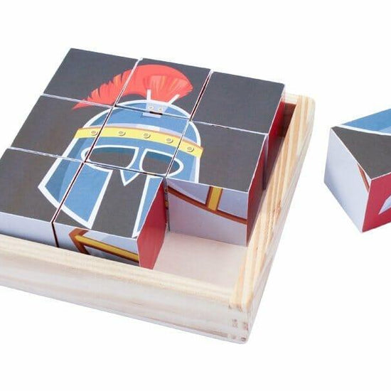 Puzzle Armor of God 6 Wood Blocks - Pura Vida Books