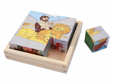 Puzzle Bible History 6 Wood Blocks - Pura Vida Books