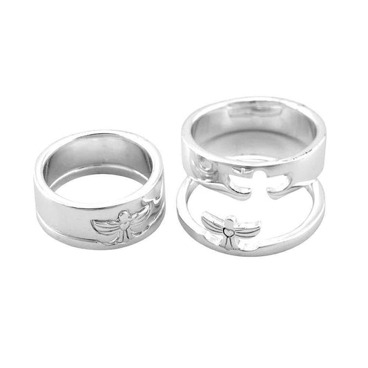 Puzzle Ring Angel (Sortija) - Pura Vida Books