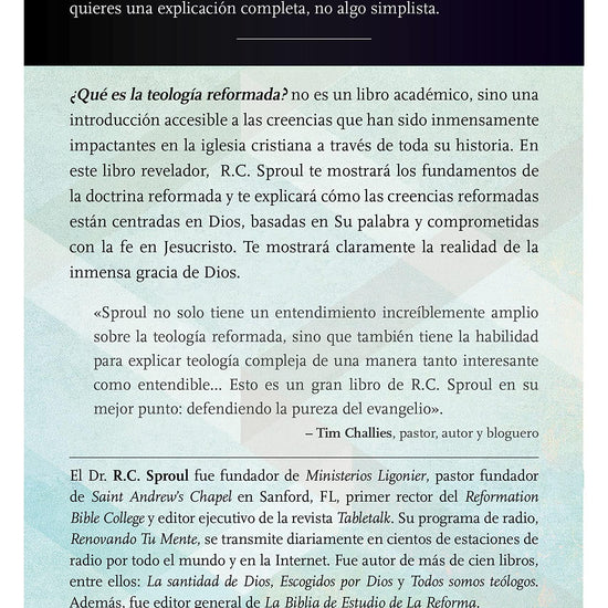 ¿Qué Es la Teología Reformada?: Entendiendo lo básico - R.C. Sproul - Pura Vida Books