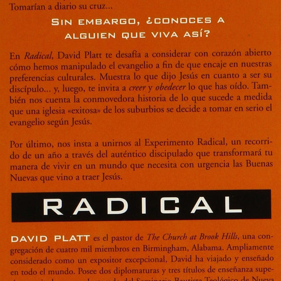 Radical (Serie Favoritos) - David Platt - Pura Vida Books