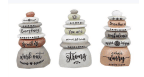 Resin Stacked Rock - Pura Vida Books