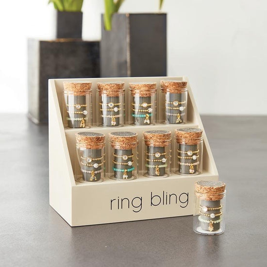 Ring Bling Stretch Ring Set - You're My Fav - Pura Vida Books