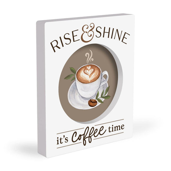 Rise And Shine It's Coffee Time Ornate Décor - Pura Vida Books