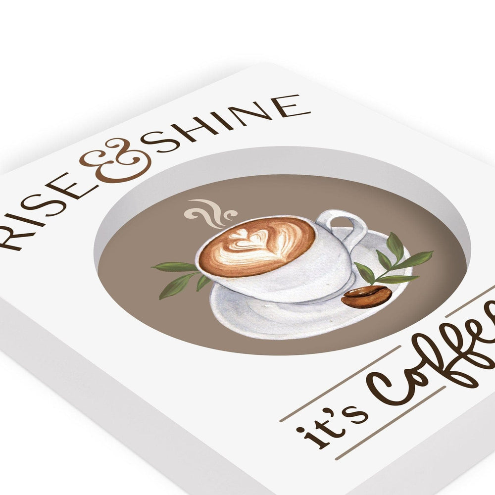 Rise And Shine It's Coffee Time Ornate Décor - Pura Vida Books