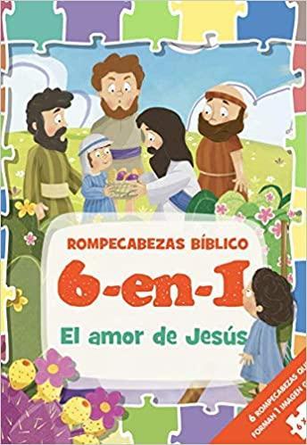 Rompecabezas Biblico 6 en 1 El amor de Jesus. - Pura Vida Books