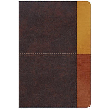 RVR 1960 Biblia de Estudio Arcoiris, cocoa/ terracota símil piel con índice - Pura Vida Books