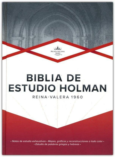 RVR 1960 Biblia de Estudio Holman, Tapa Dura - Pura Vida Books