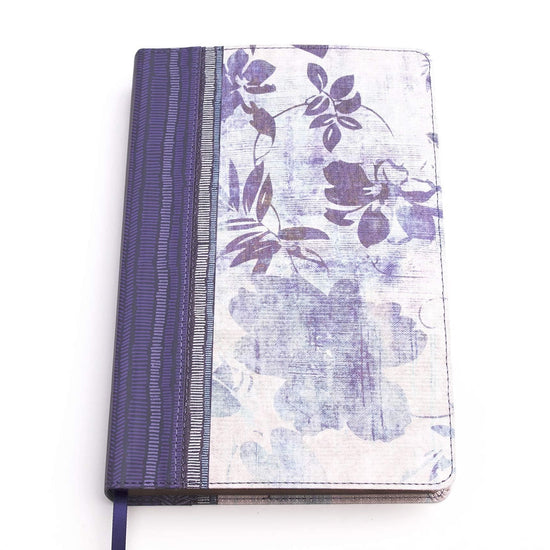 RVR 1960 Biblia de Estudio para Mujeres, azul floreado tela impresa con índice - Pura Vida Books