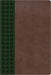 RVR 1960 Biblia de Estudio Scofield, verde oscuro/castaño símil piel - Pura Vida Books