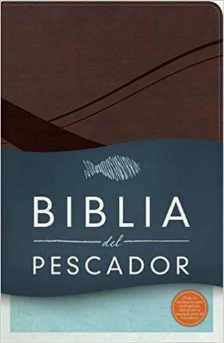 RVR 1960 Biblia del Pescador, chocolate símil piel: Evangelismo Discipulado Ministerio - Pura Vida Books