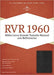 RVR 1960 Biblia Letra Grande Tamaño Manual, negro imitación piel con índice - Pura Vida Books