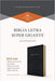 RVR 1960 Biblia letra súper gigante, negro imitación piel - Pura Vida Books