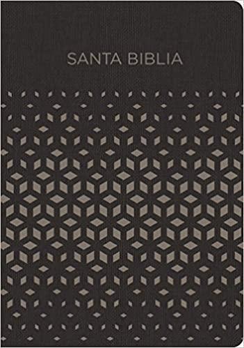 RVR 1960 Biblia para regalos y premios, negro/plata símil piel - Pura Vida Books