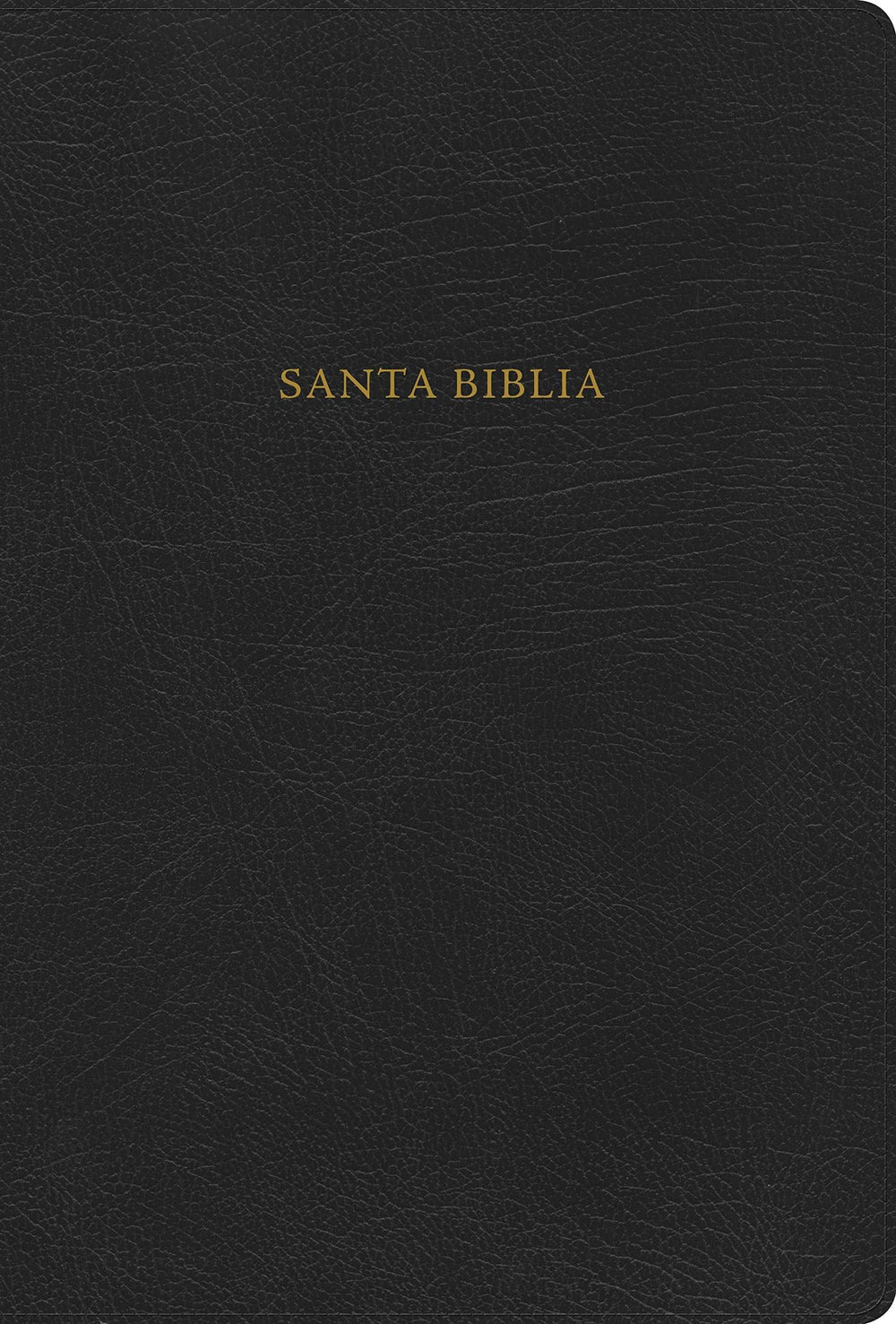 RVR 1960 Nueva Biblia de Estudio Scofield negro, piel fabricada - Pura Vida Books