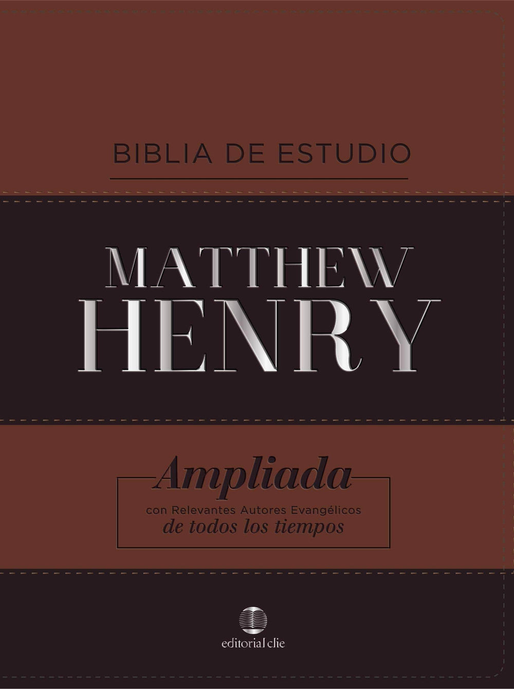 RVR Biblia de Estudio Matthew Henry, Imitacion piel (2 tonos) - Pura Vida Books