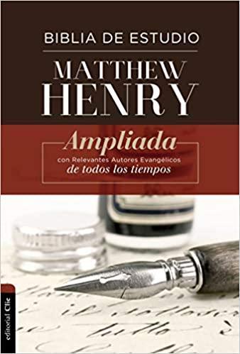 RVR Biblia de Estudio Matthew Henry, Tapa Dura - Pura Vida Books