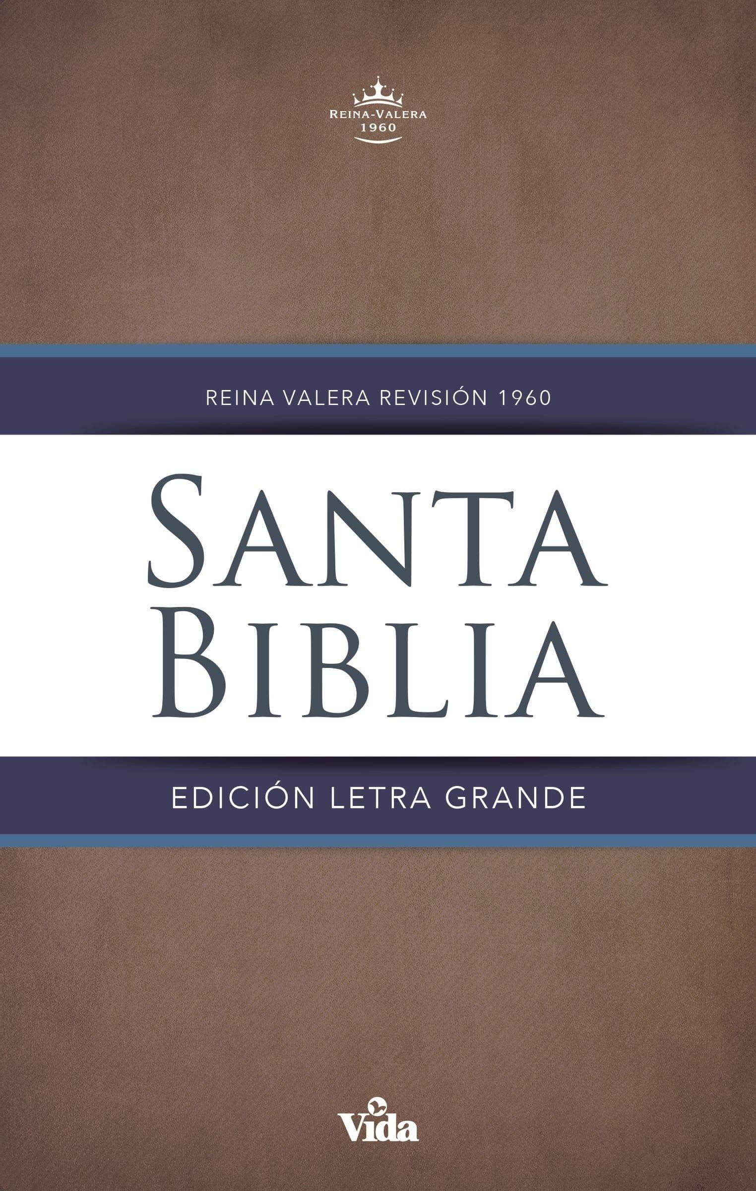 RVR60 Santa Biblia Letra Grande, Tapa Dura - Pura Vida Books