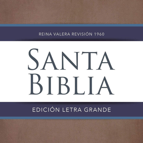 RVR60 Santa Biblia Letra Grande, Tapa Dura - Pura Vida Books