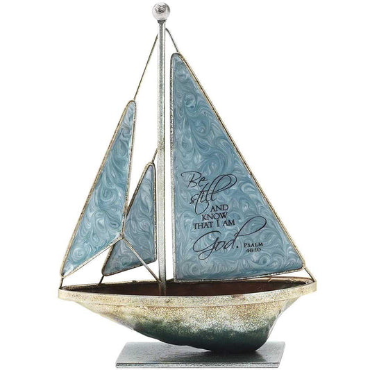 Sailboat Be Still & Know Psalms 46:10 - Pura Vida Books