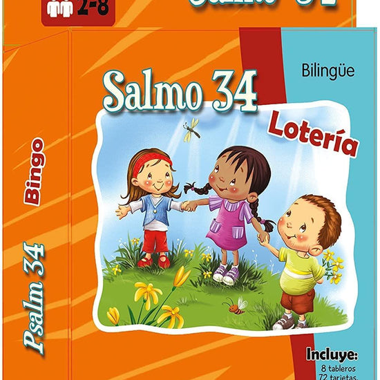 Salmo 34: Bingo (Bilingüe) - Pura Vida Books