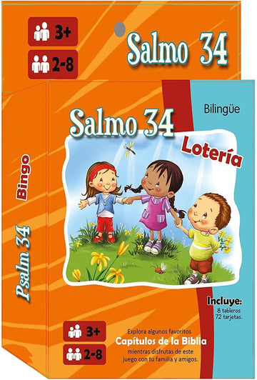 Salmo 34: Bingo (Bilingüe) - Pura Vida Books