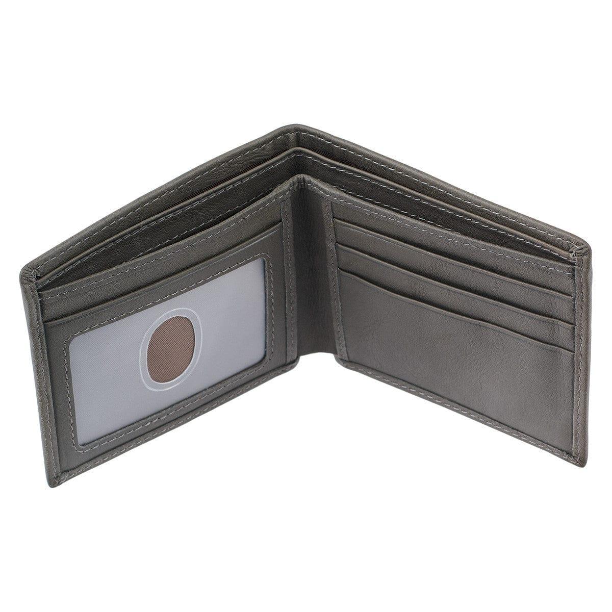 Salt Of The Earth Gray Genuine Leather Wallet - Pura Vida Books