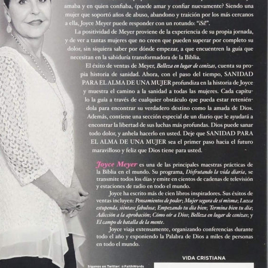 Sanidad para el alma de una mujer - Joyce Meyer - Pura Vida Books